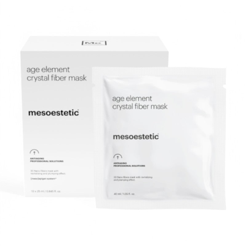 mesoestetic (10Pcs) Age Element Crystal Fiber Mask 10 x 40ml