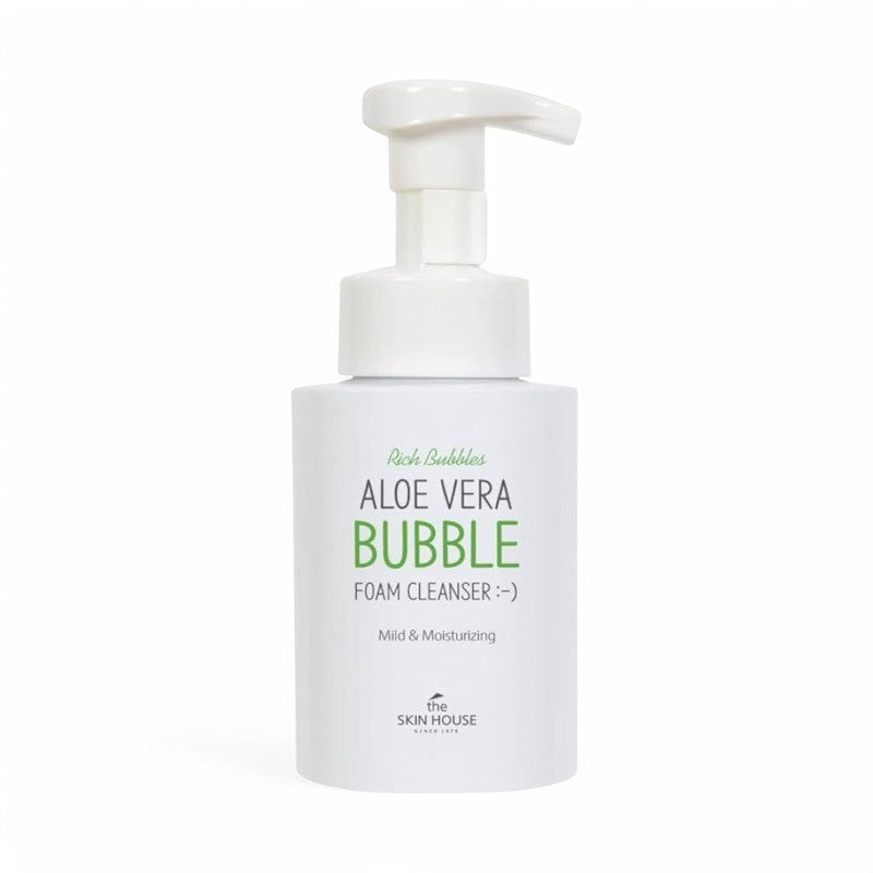 the SKIN HOUSE Aloe Vera Bubble Foam Cleanser 300ml
